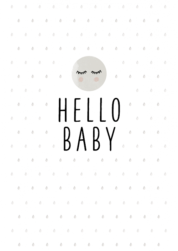 cuBe-box Babygeschenke Geburtskarte hello baby