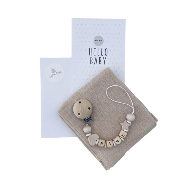geschenkset baby neutral personalisiert nuggikette testfinal